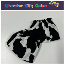New Style Sock Protectors / Sock Savers / Burr Guards / Gaiters (Double Thickness and Reversible) - Cow Print New Style Sock Protectors / Sock Savers / Burr Guards / Gaiters (Double Thickness and Reversible) - Cow Print